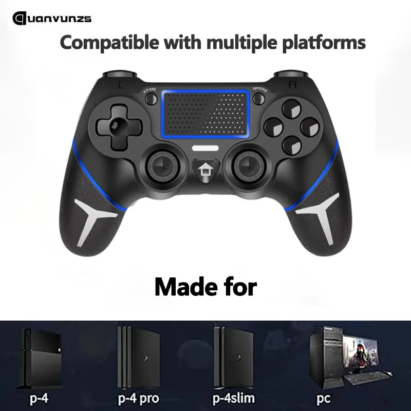 Bluetooth Wireless Controller For PS4 Controller Gamepad For PC Joystick For PS4/PS4 Pro/PS4 Slim Game Console
Bluetooth Wireless Controller For PS4 Controller Gamepad For PC Joystick For PS4/PS4 Pro/PS4 Slim Game Console