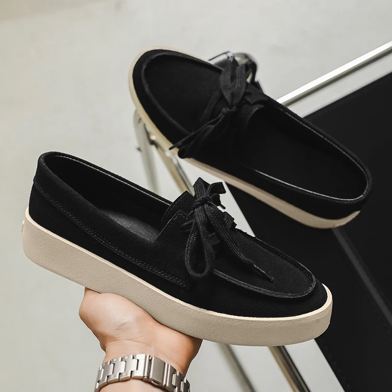 Men's Retro Style Multi-color Options, Solid Color, Easy-to-wear, Comfortable, Soft, Flat Heel, Low-top Walking Loafers
Men's Retro Style Multi-color Options, Solid Color, Easy-to-wear, Comfortable, Soft, Flat Heel, Low-top Walking Loafers