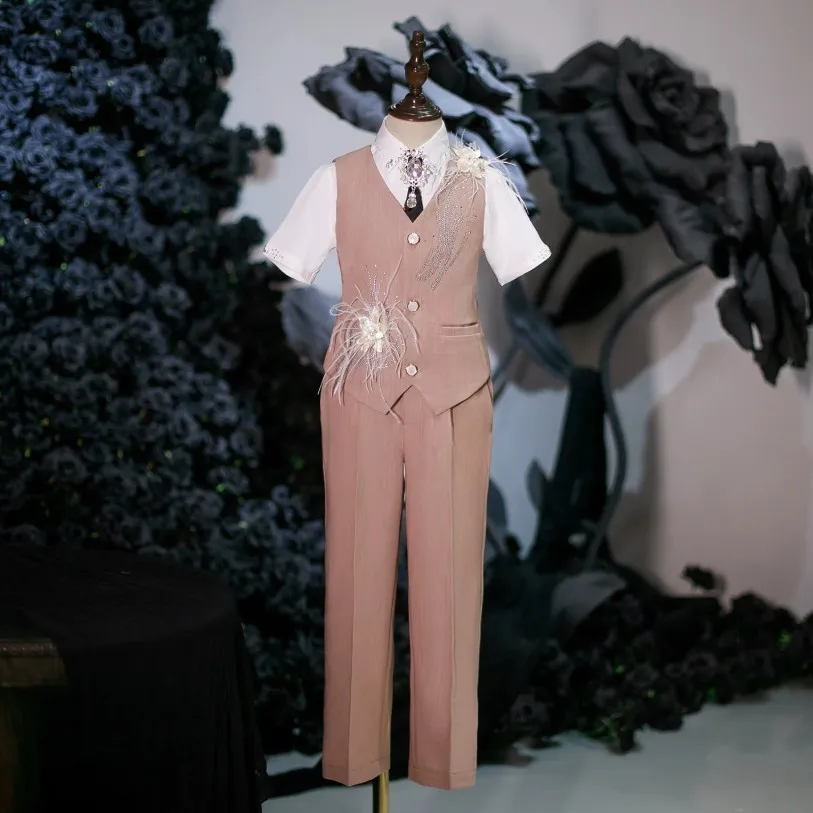 High Quality Children Tuxedo Wedding Birthday Page Boy Outfit Kids Formal Blazer A4998 Vestidos Boys Graduation Suit
High Quality Children Tuxedo Wedding Birthday Page Boy Outfit Kids Formal Blazer A4998 Vestidos Boys Graduation Suit