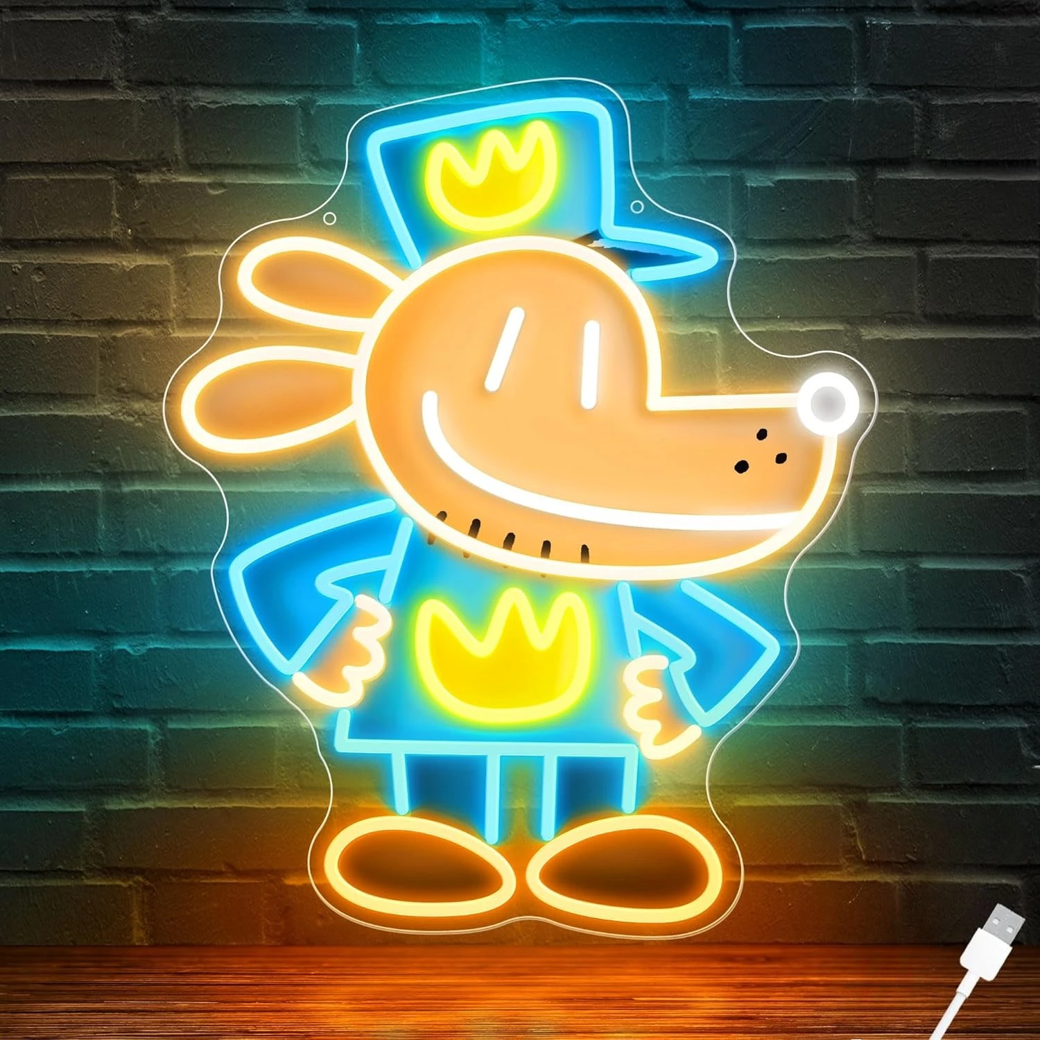 Dog Man Neon Sign USB Dimmable LED Neon Light for Room Game Room Party Home Decoration Birthday Christmas Gift
Dog Man Neon Sign USB Dimmable LED Neon Light for Room Game Room Party Home Decoration Birthday Christmas Gift