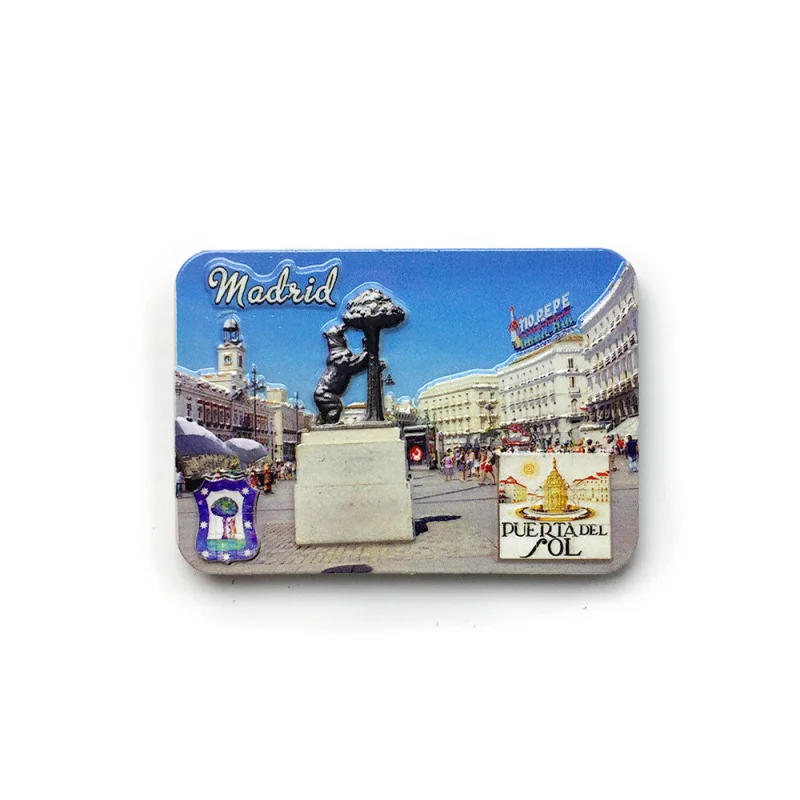 Madrid, Spain Bear and Strawberry Tree Creative Refrigerator Magnets Creative Travel Souvenirs Home Decorations 
Madrid, Spain Bear and Strawberry Tree Creative Refrigerator Magnets Creative Travel Souvenirs Home Decorations
