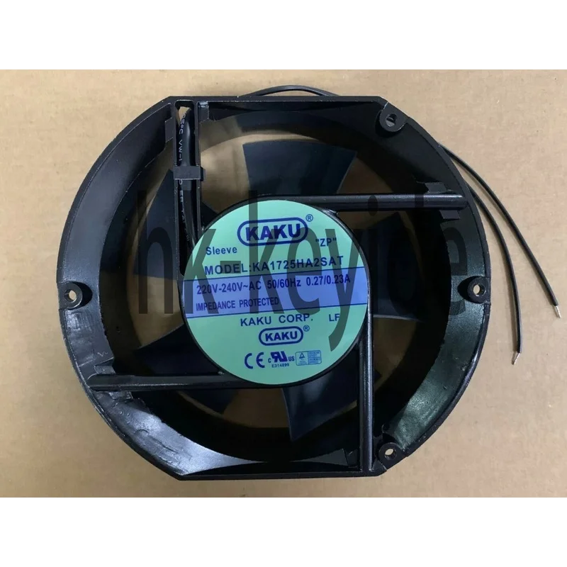 A+for NEW Axial Cooling Fan KA1725HA2SAT for KAKU 172*150*51mm AC220~240V 0.27/0.23A
A+for NEW Axial Cooling Fan KA1725HA2SAT for KAKU 172*150*51mm AC220~240V 0.27/0.23A