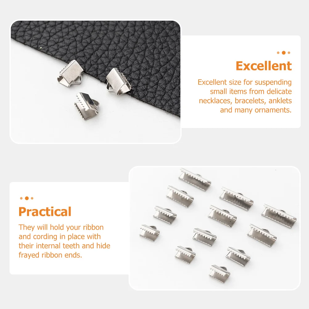 100Pcs Stainless Steel Clasps for Jewelry Making Pinch Crimp Ends for DIY Bracelets Necklaces Cord End Fasteners Craft Jewelry
100Pcs Stainless Steel Clasps for Jewelry Making Pinch Crimp Ends for DIY Bracelets Necklaces Cord End Fasteners Craft Jewelry