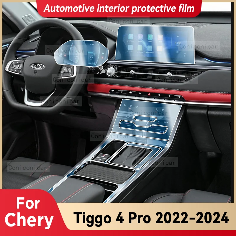 For Chery Tiggo 4 Pro 2023 2021-2024 TPU Panel Film Dashboard Protective Sticker Interior Anti-Scratch Car Accessories
For Chery Tiggo 4 Pro 2023 2021-2024 TPU Panel Film Dashboard Protective Sticker Interior Anti-Scratch Car Accessories