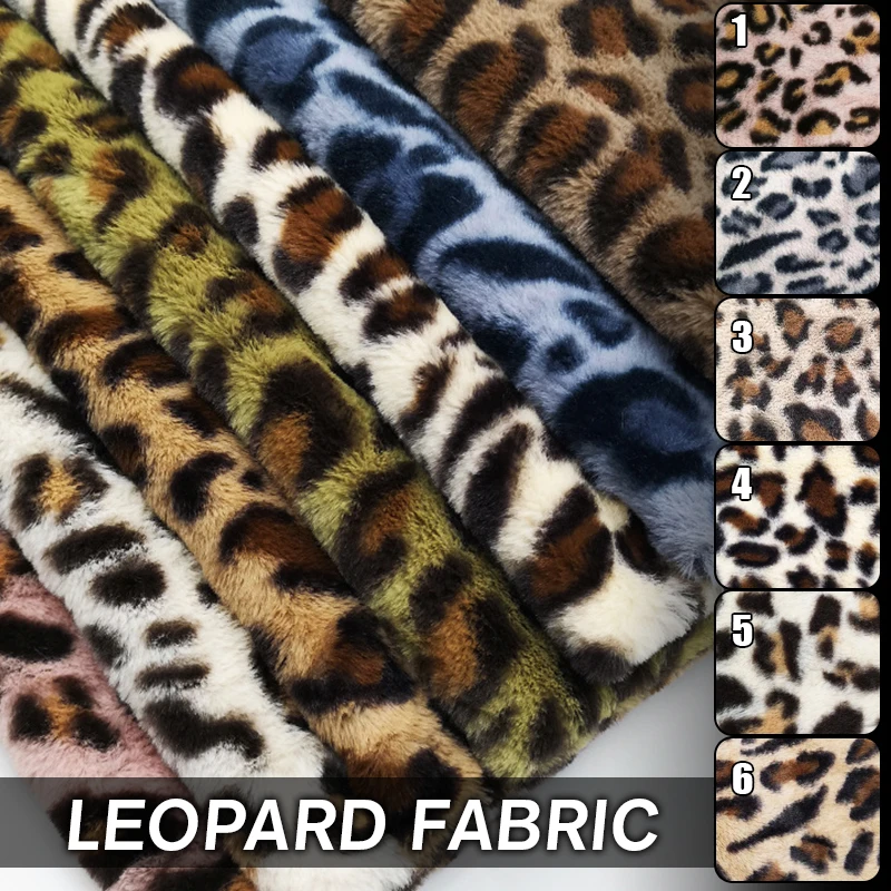 100*160cm Leopard Pattern Super Soft Plush Fabric Faux Rabbit Fur Fabric For Handmade Stuffed Toys Sewing Garments Blanket
100*160cm Leopard Pattern Super Soft Plush Fabric Faux Rabbit Fur Fabric For Handmade Stuffed Toys Sewing Garments Blanket