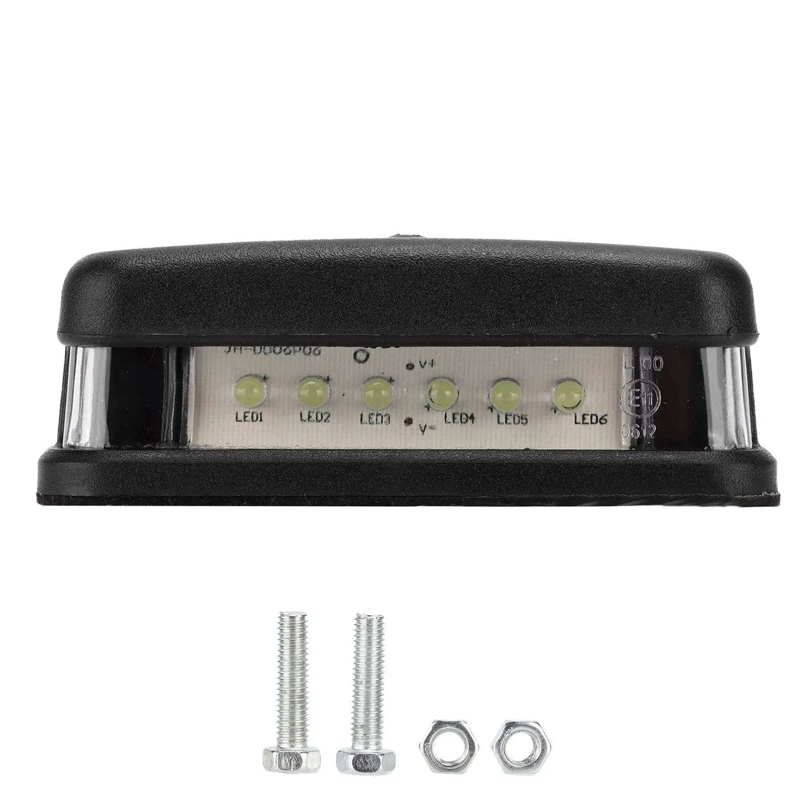 License Plate Light Waterproof Shock Resistant 12V/24V 6LED Tag Light for cars Trucks RVs
License Plate Light Waterproof Shock Resistant 12V/24V 6LED Tag Light for cars Trucks RVs
