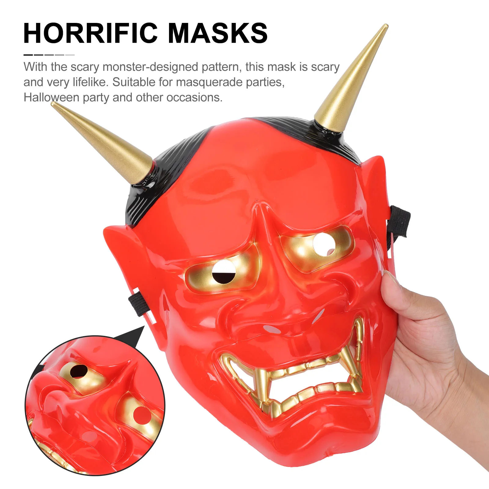 2pcs Wisdom Mask Scary Halloween Horror Masks -designed Creepy Prank Masks for Plastic Cosplay Accessories
2pcs Wisdom Mask Scary Halloween Horror Masks -designed Creepy Prank Masks for Plastic Cosplay Accessories