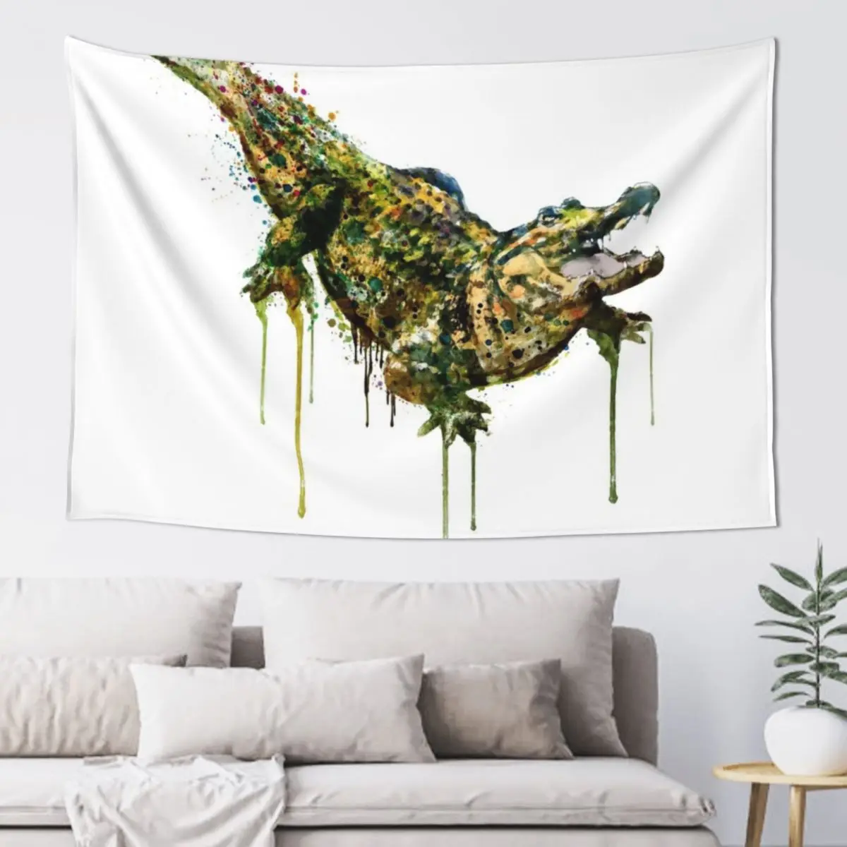 Alligator watercolor painting Tapestry Aesthetic Decoration Wall Decor Hanging Room Decorating Aesthetic Tapestry
Alligator watercolor painting Tapestry Aesthetic Decoration Wall Decor Hanging Room Decorating Aesthetic Tapestry