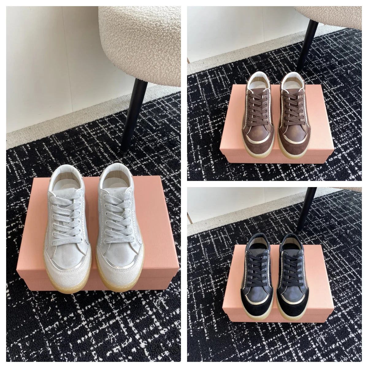 New do old retro casual shoes European station fashion versatile leather breathable sports dirty shoes tide
New do old retro casual shoes European station fashion versatile leather breathable sports dirty shoes tide