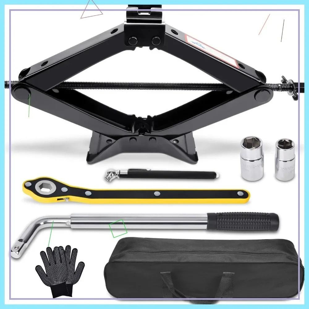 3 Ton Scissor Car Jack With Tire Changing Kit – Emergency Tool For Cars, SUVs, MPVs
3 Ton Scissor Car Jack With Tire Changing Kit – Emergency Tool For Cars, SUVs, MPVs