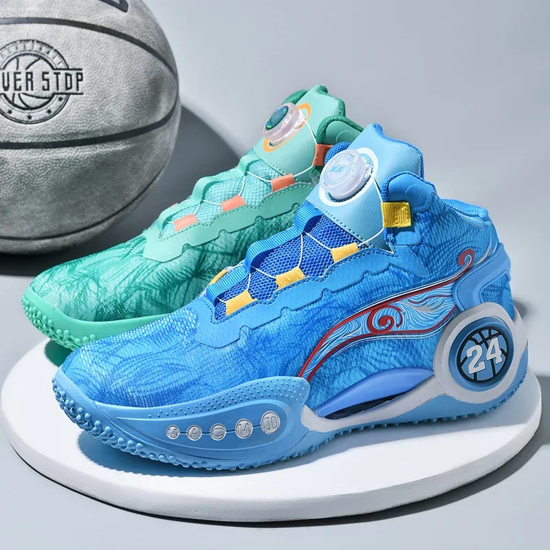 New Trend Couples Basketball Shoe Designer Outdoor Sport Shoes Men Quick Lacing Basketball Boots Boys Designer Gym Shoes For Men
New Trend Couples Basketball Shoe Designer Outdoor Sport Shoes Men Quick Lacing Basketball Boots Boys Designer Gym Shoes For Men