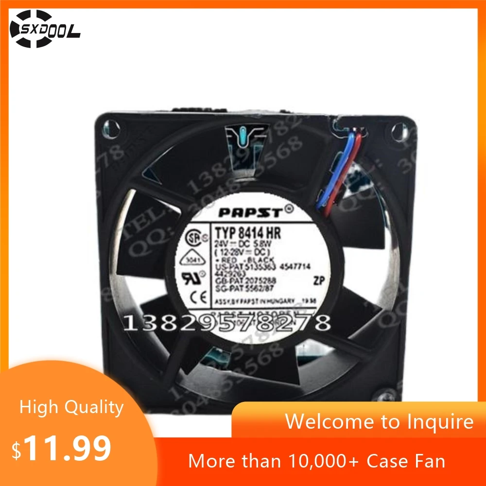 1pcs TYP8414HR 8414 R 8414 8 Cm 24 V 5.8 W 8025 Cooling Fans
1pcs TYP8414HR 8414 R 8414 8 Cm 24 V 5.8 W 8025 Cooling Fans