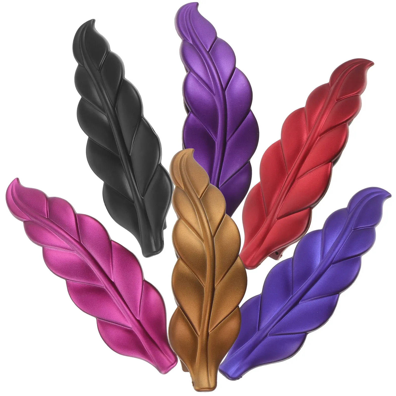 6pcs Matte Colored Clips Leaf Shape Snap Hair Clamps For Hair Accessories Women Party Christmas Decor
6pcs Matte Colored Clips Leaf Shape Snap Hair Clamps For Hair Accessories Women Party Christmas Decor