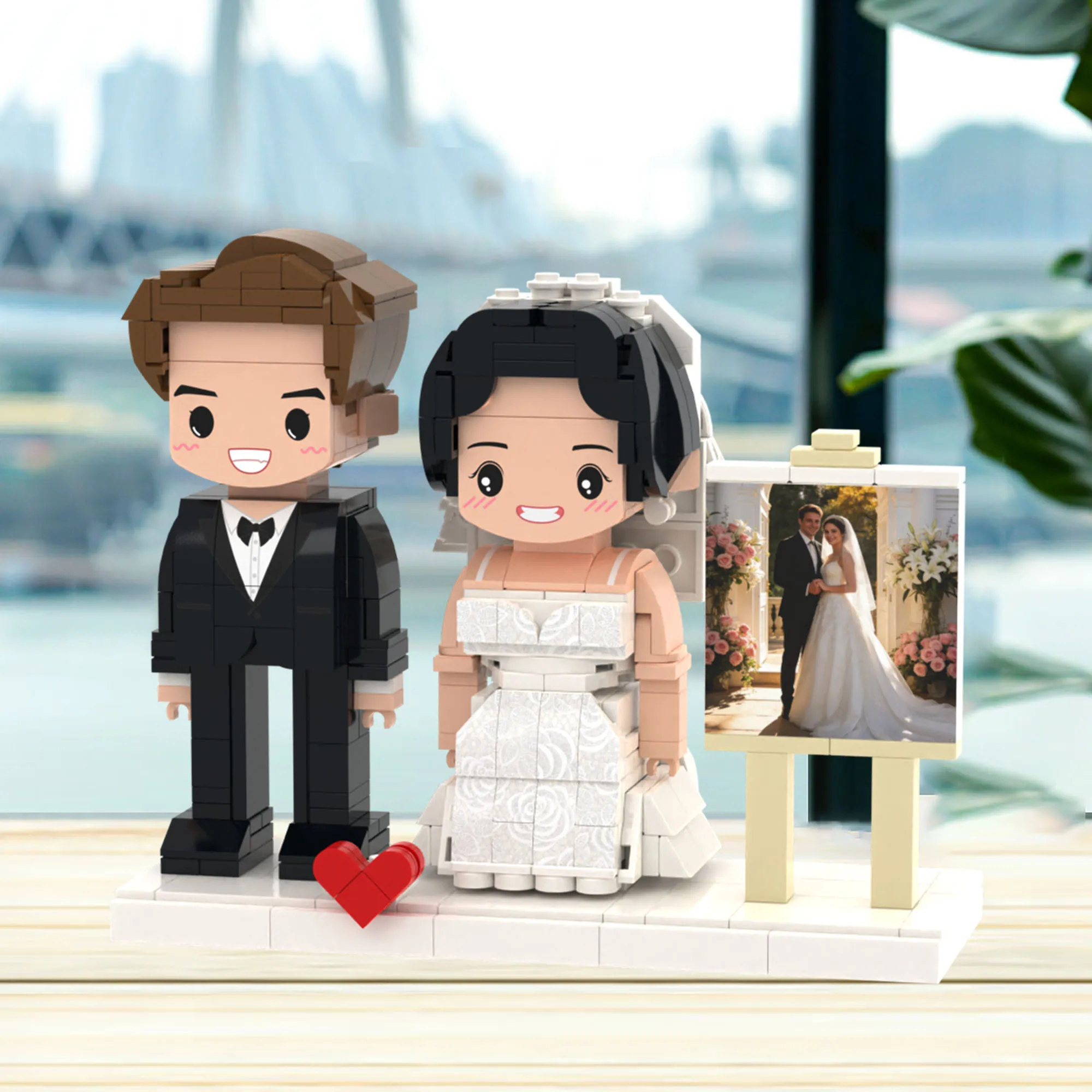 Two Person Photo Custom Design Model My Custom Brickfigures Character Small Particle Building Blocks, Romantic Memorial Ornament
Two Person Photo Custom Design Model My Custom Brickfigures Character Small Particle Building Blocks, Romantic Memorial Ornament