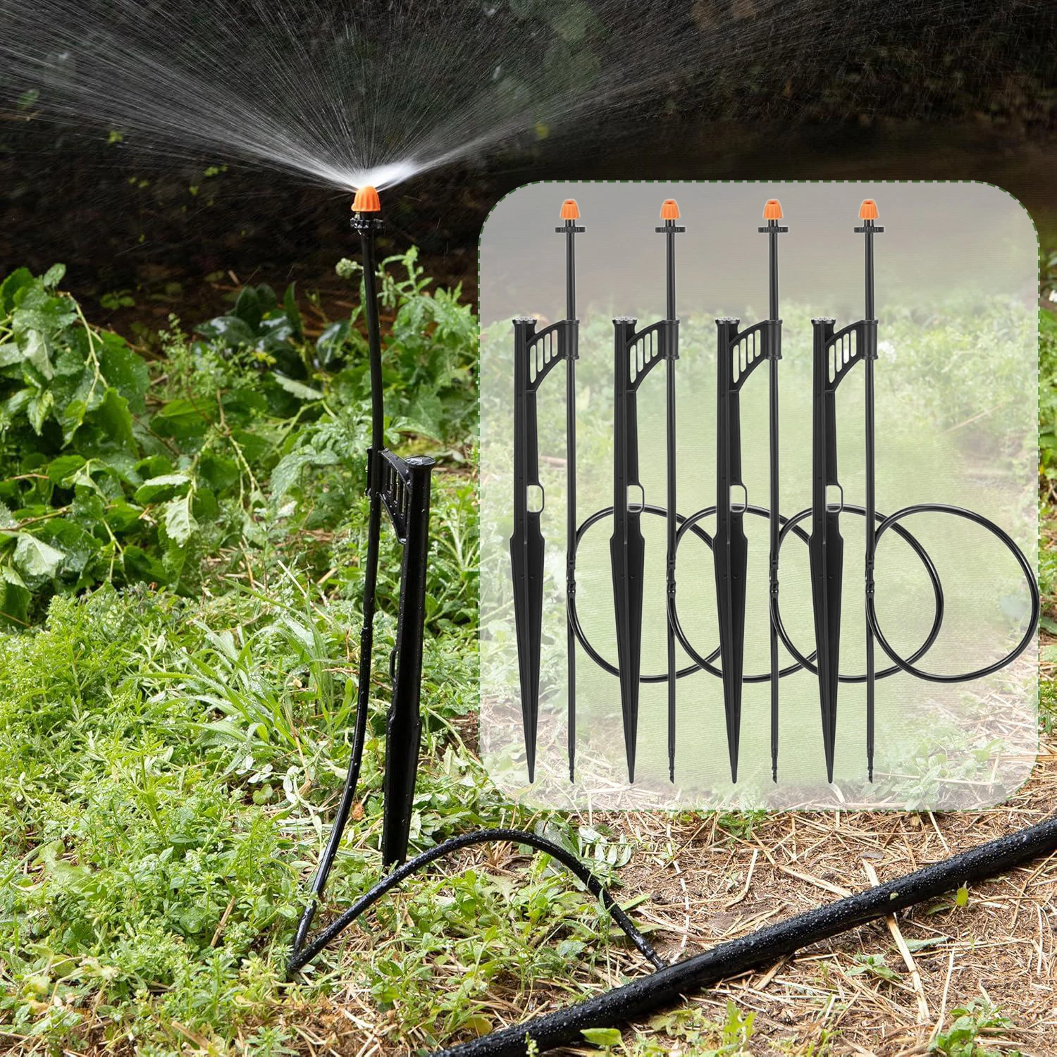 20 Set Garden Sprinkler Kit 90/180/360 Degree Watering Device Garden Flower Bed Lawn Vegetable Automatic Irrigation System
20 Set Garden Sprinkler Kit 90/180/360 Degree Watering Device Garden Flower Bed Lawn Vegetable Automatic Irrigation System