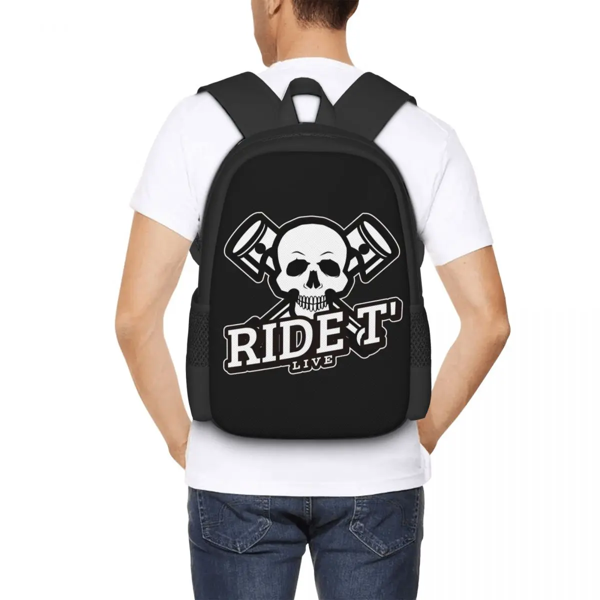 RIDE T' LIVE Student Backpack School Bag Hiking Travel Daypack for Men Women Fashion Bookbag Shoulder Bags
RIDE T' LIVE Student Backpack School Bag Hiking Travel Daypack for Men Women Fashion Bookbag Shoulder Bags