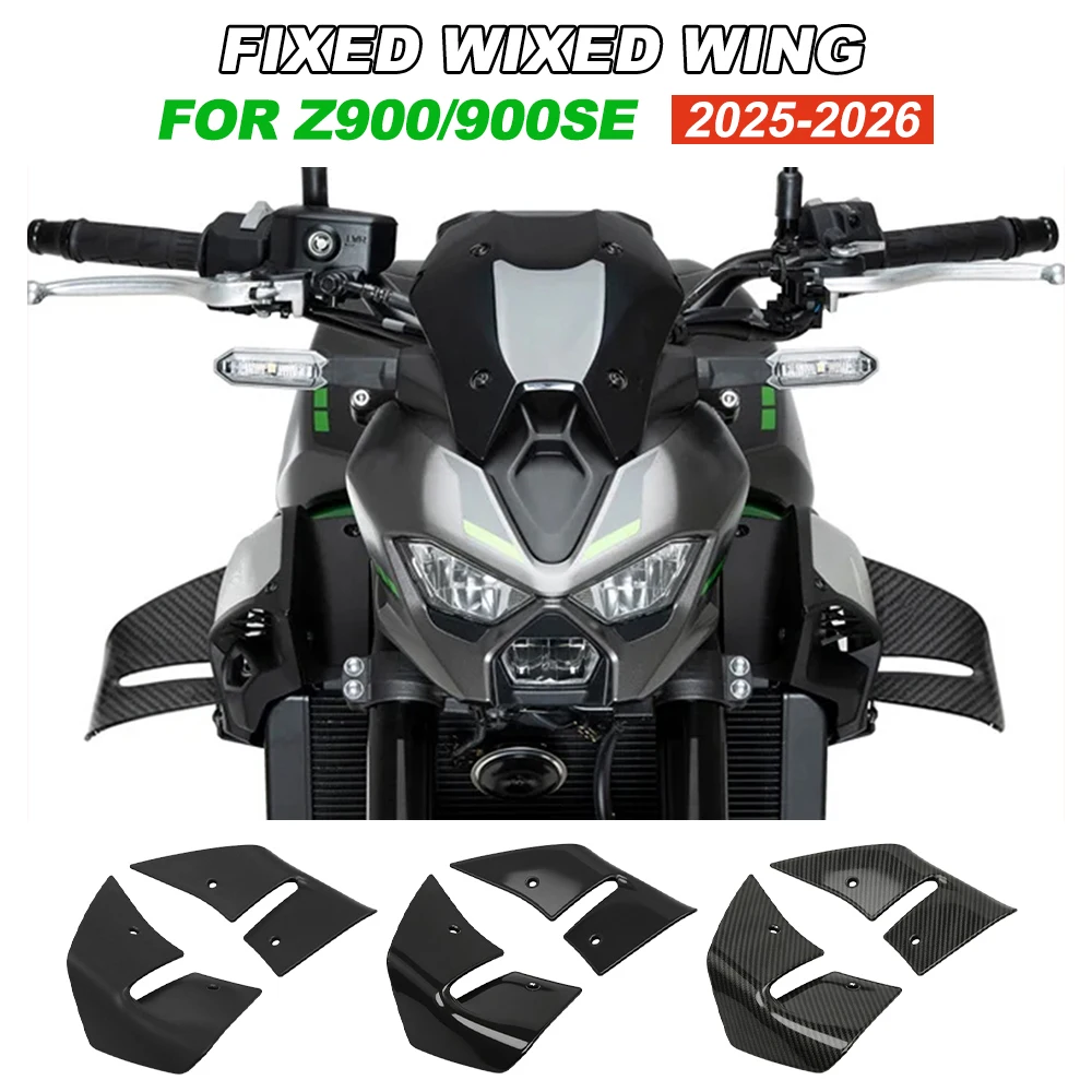 For Kawasaki Z900 900SE Z 900 2025 2026 Motorcycles Fixed Wind Wing Side Winglet Aerodynamic Spoiler Fairing Trim Accessories
For Kawasaki Z900 900SE Z 900 2025 2026 Motorcycles Fixed Wind Wing Side Winglet Aerodynamic Spoiler Fairing Trim Accessories