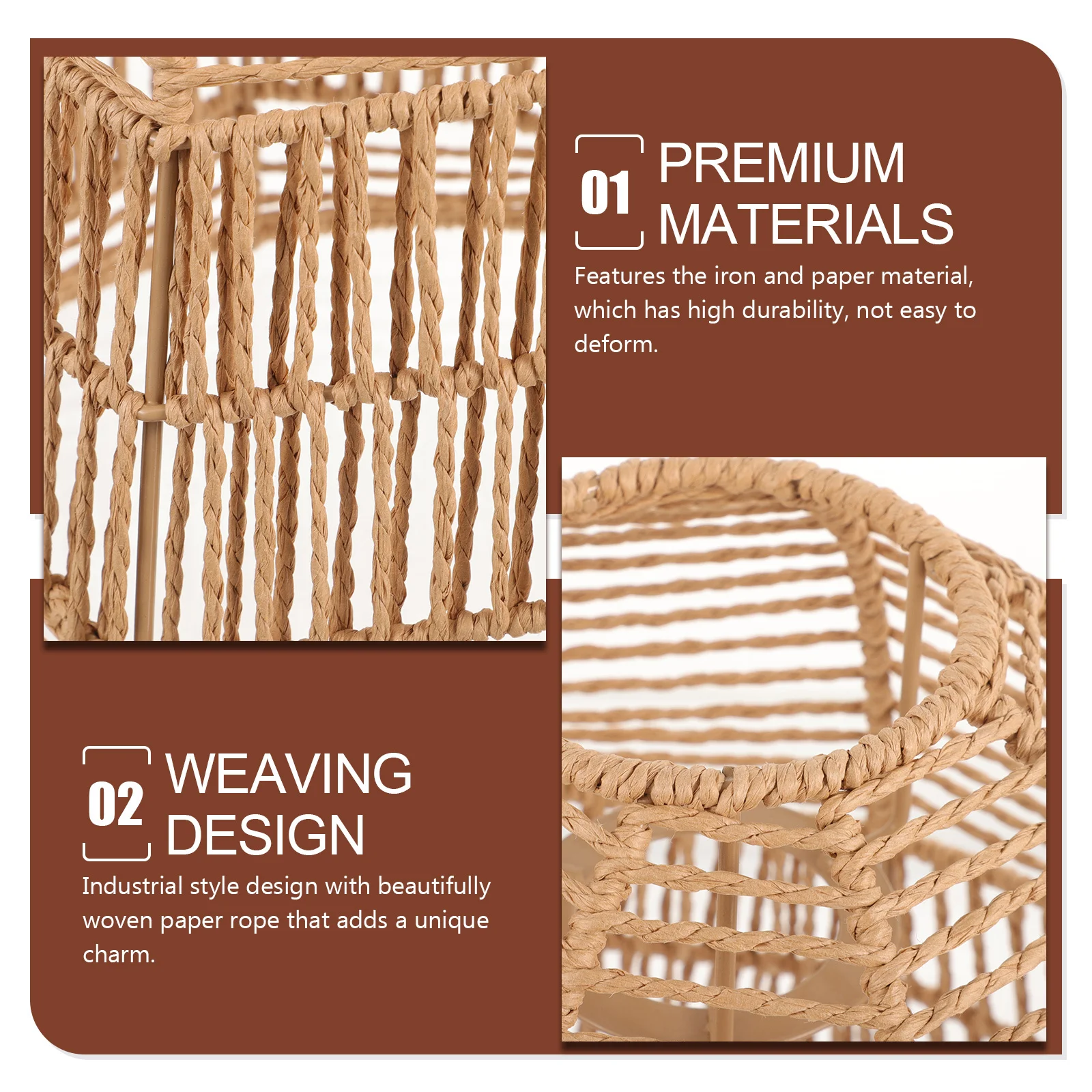 Small Paper Weaving Lampshade Retro Style E27 Base Indoor Ceiling Light Cover Pendant Lamp Shade for Hotels Cafes Restaurant
Small Paper Weaving Lampshade Retro Style E27 Base Indoor Ceiling Light Cover Pendant Lamp Shade for Hotels Cafes Restaurant