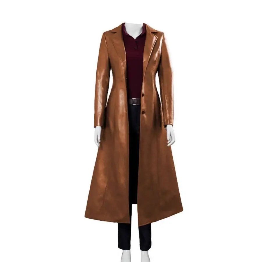 Women's Mid-Length Slimming Effect Leather Jaet Five-Sve PU Material Deformable Autumn Faion Outerwear Coat
Women's Mid-Length Slimming Effect Leather Jaet Five-Sve PU Material Deformable Autumn Faion Outerwear Coat