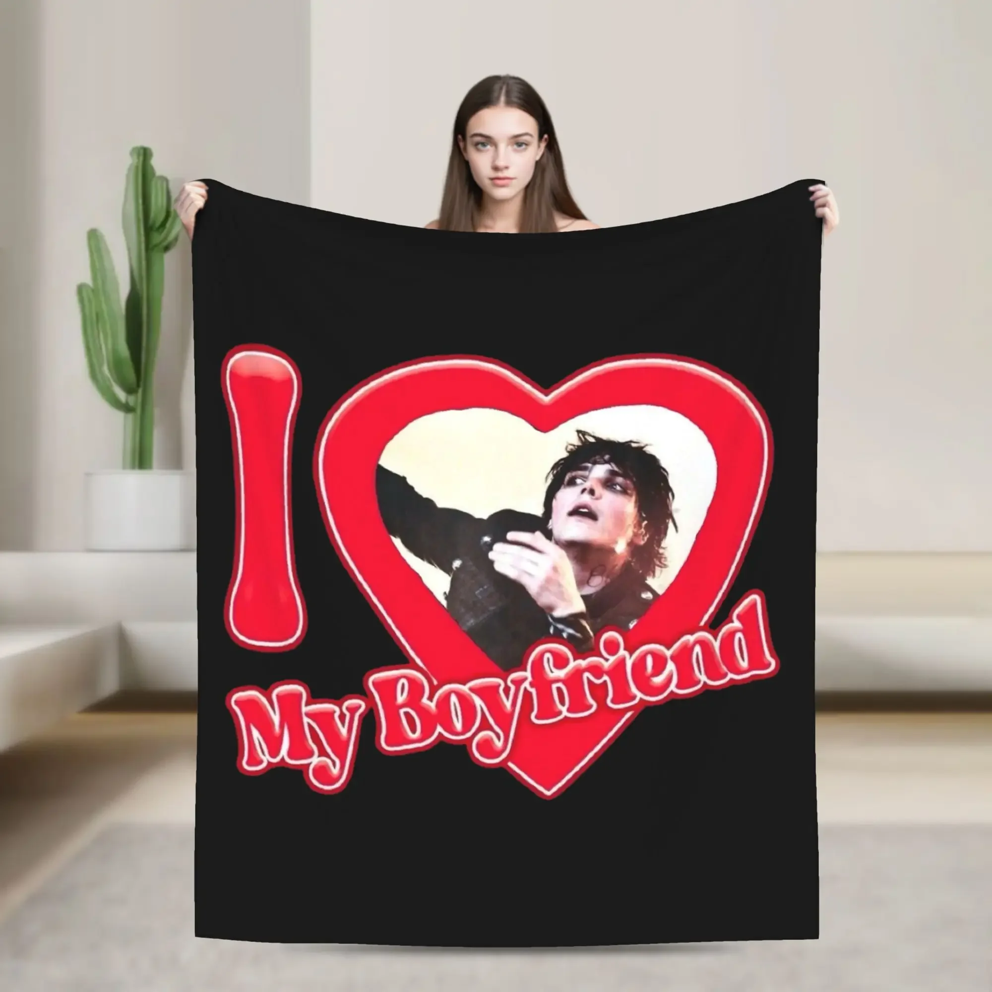 I Love Gerard Way My Chemical Romance Fleece Blanket Soft Portable Throw for Bed Couch Decor Plush Thin Quilt
I Love Gerard Way My Chemical Romance Fleece Blanket Soft Portable Throw for Bed Couch Decor Plush Thin Quilt