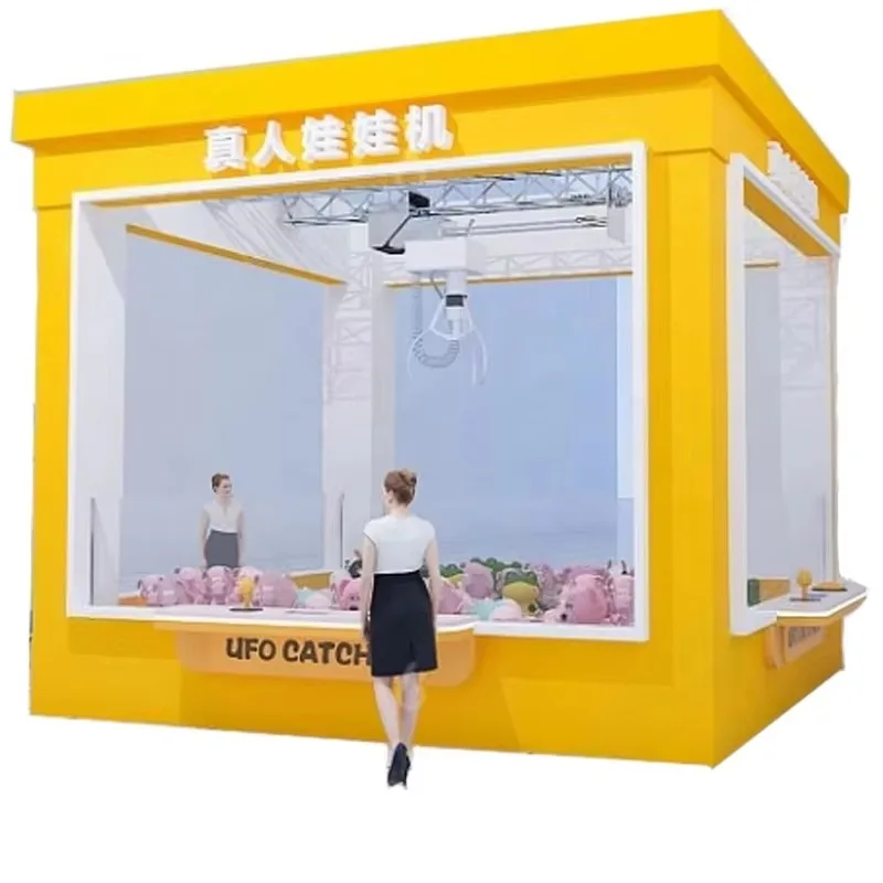 На открытом воздухе и в помещенииReal Life Crane Machine Веселые интерактивные награды Оборудование для развлечений на открытом воздухе
На открытом воздухе и в помещенииReal Life Crane Machine Веселые интерактивные награды Оборудование для развлечений на открытом воздухе