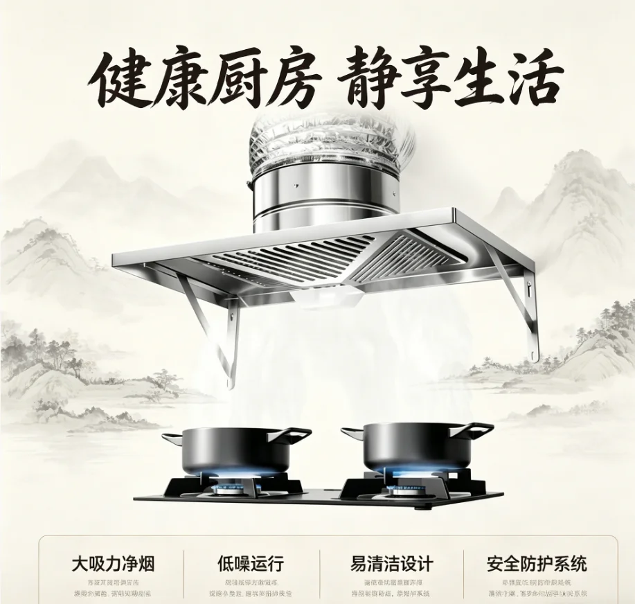 220V Powerful Kitchen Exhaust Fan with High Suction, Easy-to-Clean Oil Fume Extractor for Rental Homes LYH
220V Powerful Kitchen Exhaust Fan with High Suction, Easy-to-Clean Oil Fume Extractor for Rental Homes LYH