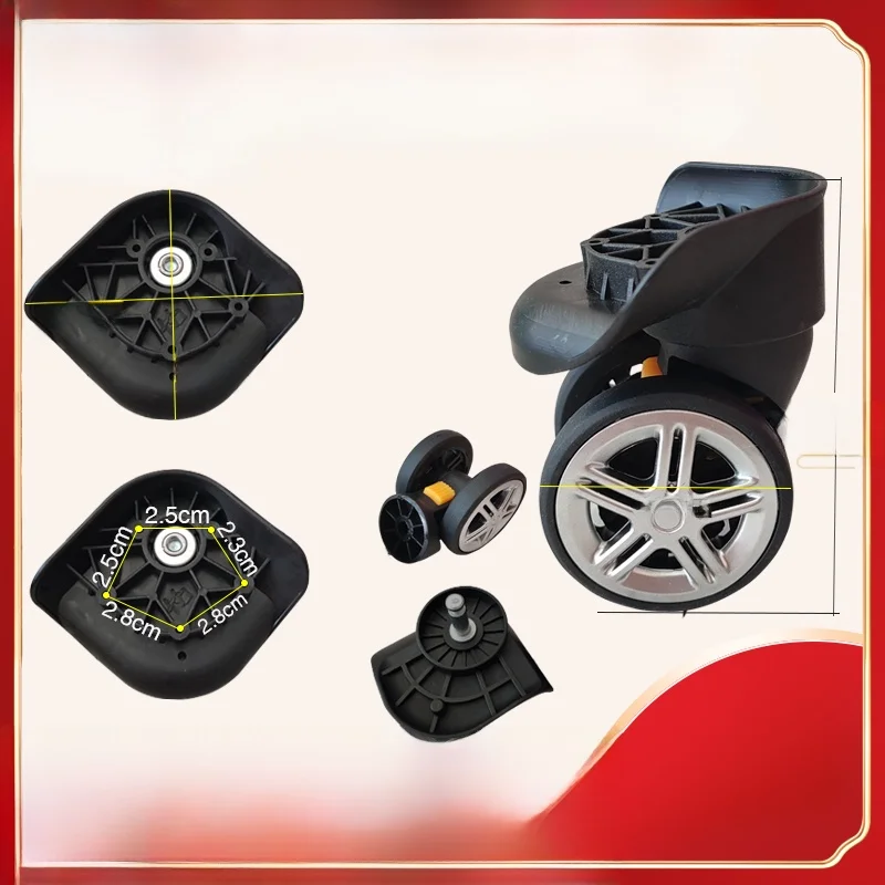 Lage Wheel Replacement Part Universal Wheel for Suitcase Travel Bag Repair Accories Rolling Wheel Slider Wheel
Lage Wheel Replacement Part Universal Wheel for Suitcase Travel Bag Repair Accories Rolling Wheel Slider Wheel