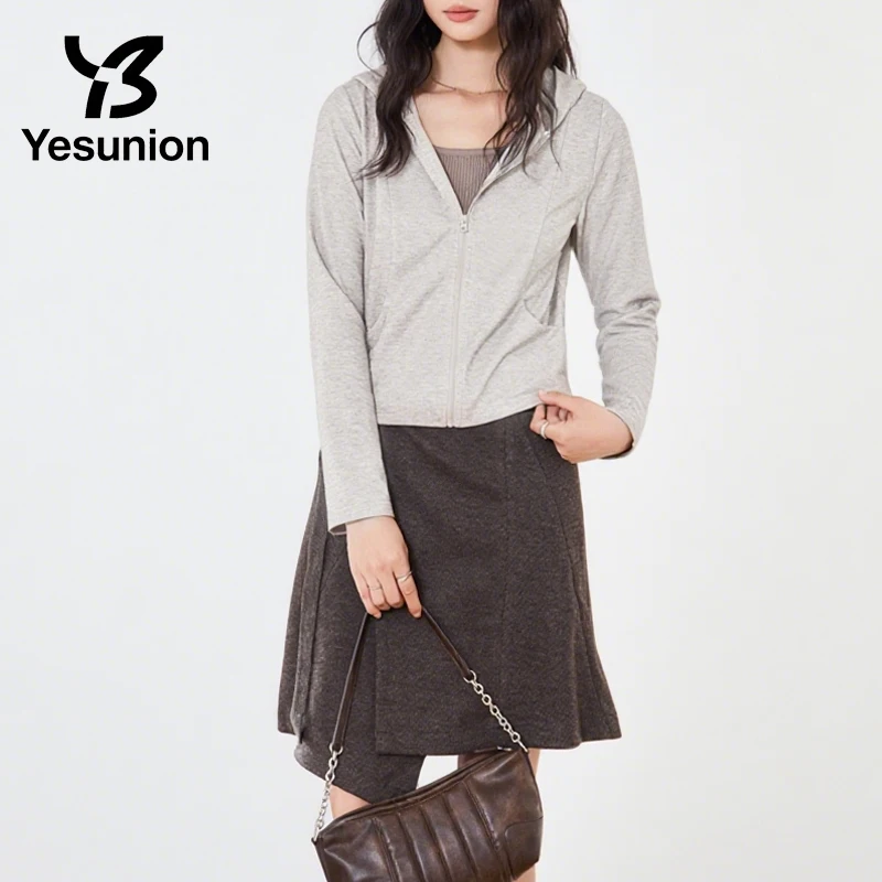 Женская куртка с капюшоном Y2K, приталенные куртки с длинными рукавами, однотонный короткий кардиган с краямиArc, осенняя женская толстовка с капюшоном
Женская куртка с капюшоном Y2K, приталенные куртки с длинными рукавами, однотонный короткий кардиган с краямиArc, осенняя женская толстовка с капюшоном