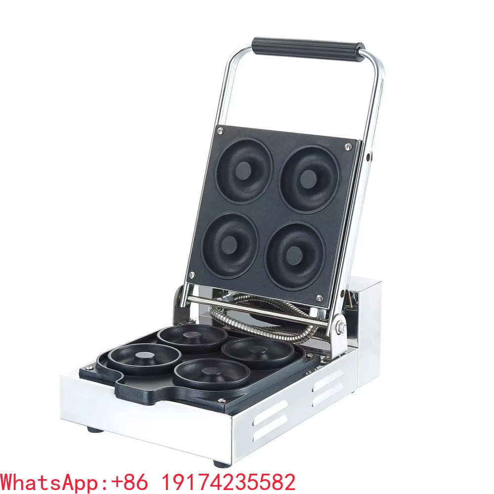 Commercial Donut Machine 4 Grid Electric Household Donut Machine 1100 Watt Automatic Non-Stick Donut Waffle Machine
Commercial Donut Machine 4 Grid Electric Household Donut Machine 1100 Watt Automatic Non-Stick Donut Waffle Machine