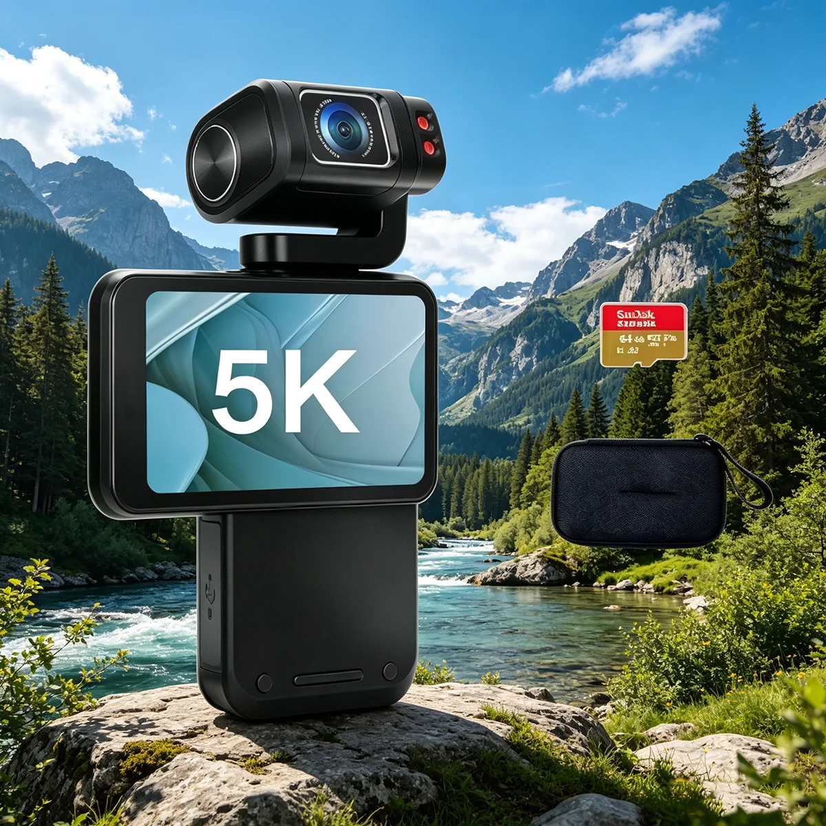 Pocket Camera Digital Camcorder 5K 30FPS Image Stabilization Built-in Big Size Screen Handy Cam Travel Vlog Cameras
Pocket Camera Digital Camcorder 5K 30FPS Image Stabilization Built-in Big Size Screen Handy Cam Travel Vlog Cameras