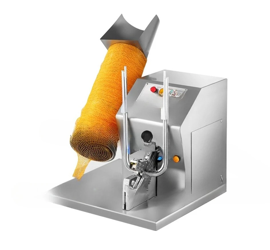 Net packaging machine nylon mesh bag fruit and vegetable snack packaging
Net packaging machine nylon mesh bag fruit and vegetable snack packaging