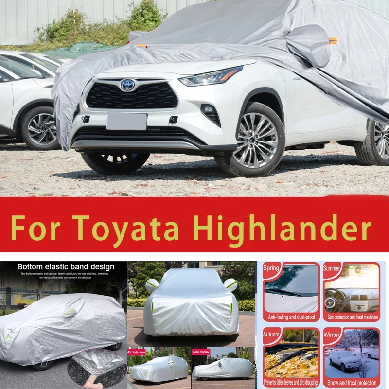 For Toyota Highlander Outdoor Protection Full Car Covers Snow Cover Sunshade Waterproof Dustproof Exterior Car accessories
For Toyota Highlander Outdoor Protection Full Car Covers Snow Cover Sunshade Waterproof Dustproof Exterior Car accessories