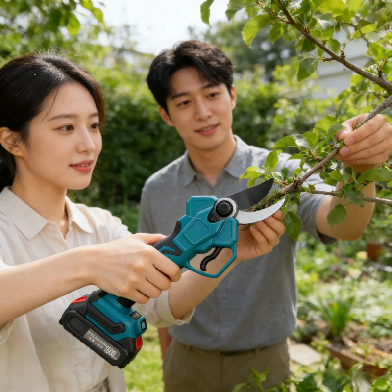High-Power Electric Pruning Shears 4-Speed 6.5cm Opening High-Branch Garden Fruit Tree Thick Branch Electric Shears Swansoft
High-Power Electric Pruning Shears 4-Speed 6.5cm Opening High-Branch Garden Fruit Tree Thick Branch Electric Shears Swansoft