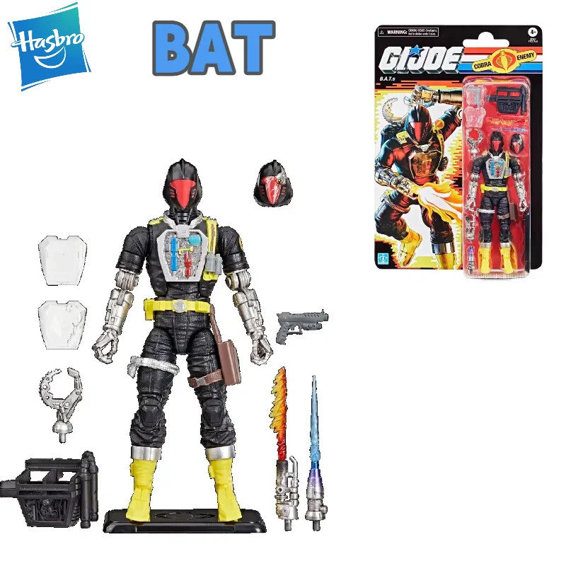 Hasbro G.I. Joe Retro Cardback Cobra B.A.T.s Battle Android Trooper Action Figure, Vintage 6 Inch Articulated Collectible Toy
Hasbro G.I. Joe Retro Cardback Cobra B.A.T.s Battle Android Trooper Action Figure, Vintage 6 Inch Articulated Collectible Toy