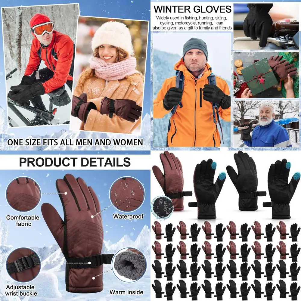 Массовые зимние перчатки Suhine с сенсорным экраном для мужчин и женщин с регулируемыми браслетами, водонепроницаемые нескользящие изолированные перчатки
Массовые зимние перчатки Suhine с сенсорным экраном для мужчин и женщин с регулируемыми браслетами, водонепроницаемые нескользящие изолированные перчатки