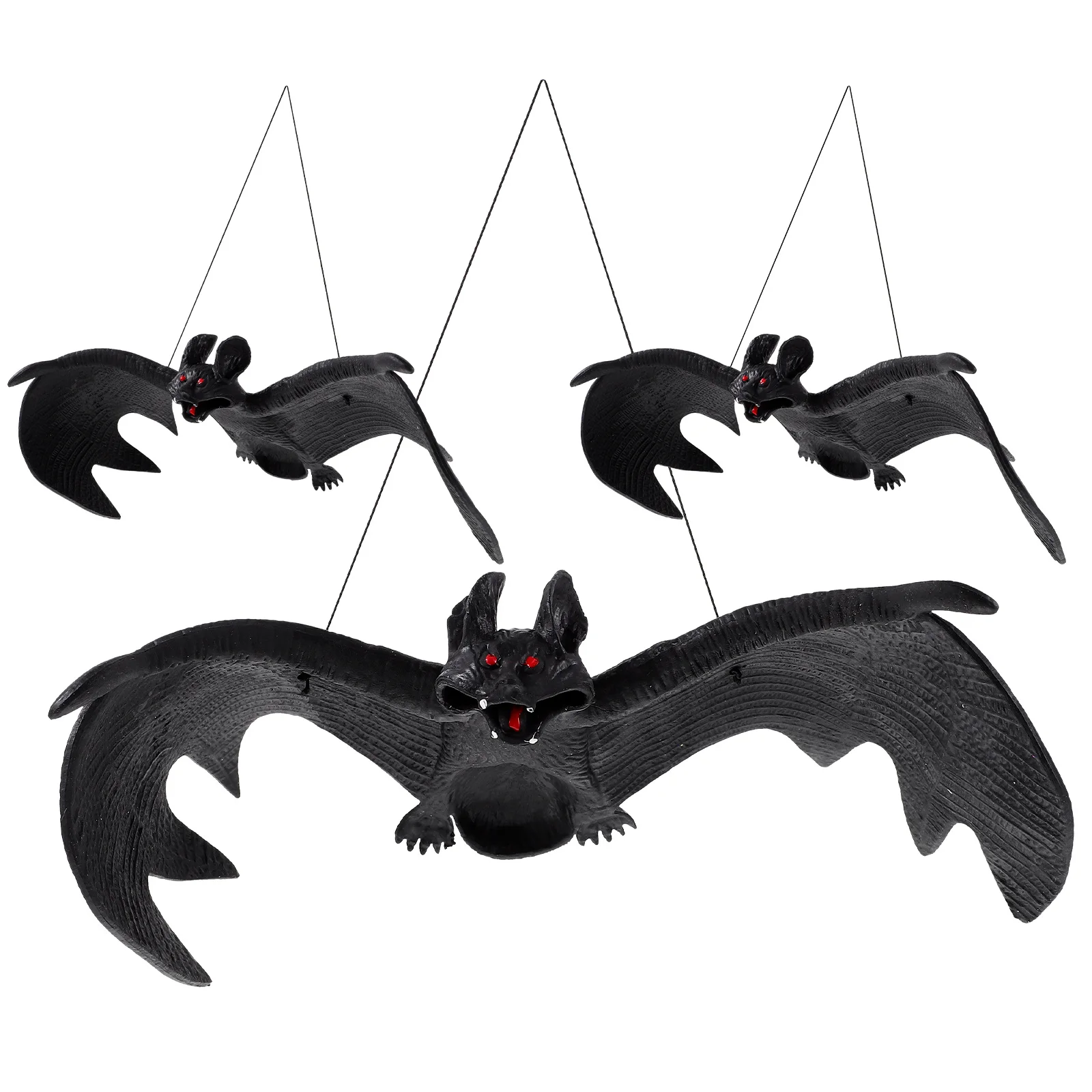 3Pcs Realistic Extra Large Bat Pendants Hanging Halloween Decorations for Garden Outdoor Yard Party Scene Layout
3Pcs Realistic Extra Large Bat Pendants Hanging Halloween Decorations for Garden Outdoor Yard Party Scene Layout