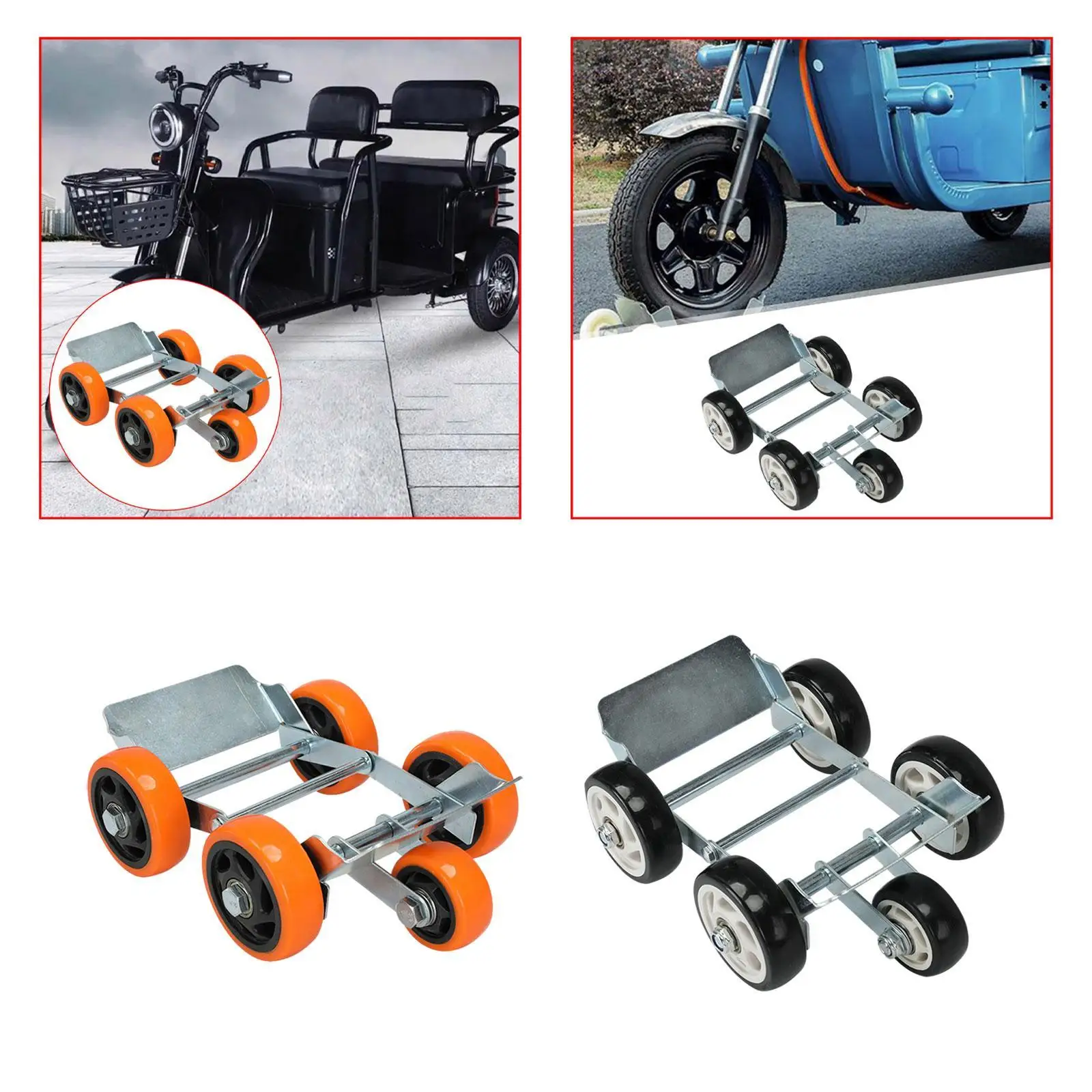 Motorcycle Broken Tire Moving Carrier Non-slip Versatile Folding 5 Wheels Wear Resistant Heavy-duty Scooter Tyre Trailer
Motorcycle Broken Tire Moving Carrier Non-slip Versatile Folding 5 Wheels Wear Resistant Heavy-duty Scooter Tyre Trailer