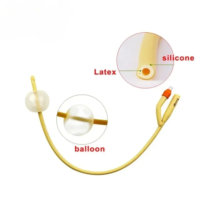 5pcs/lot 2-Way Silicone Coated Latex Foley Catheter, Disposable Medical Urinary Catheter with Plastic Valve
5pcs/lot 2-Way Silicone Coated Latex Foley Catheter, Disposable Medical Urinary Catheter with Plastic Valve
