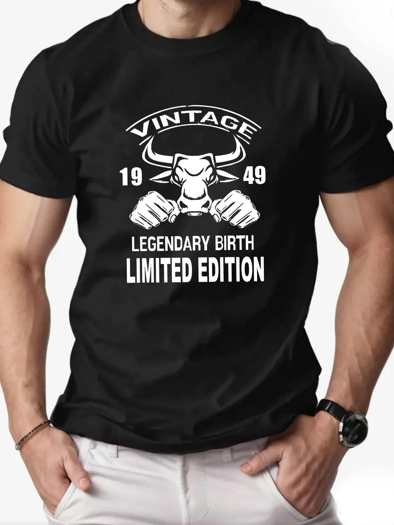 Men 100% Cotton Oversized T-Shirt O-Neck Brave Bull Creative Pattern Print Comfortable Casual Loose Fit Summer Tee Top
Men 100% Cotton Oversized T-Shirt O-Neck Brave Bull Creative Pattern Print Comfortable Casual Loose Fit Summer Tee Top
