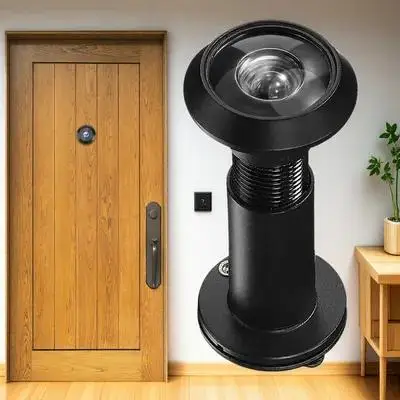Wide Angle Door Peephole Viewer 220 Degree Clear Optical Glass Lens for Front Door Home Apartment Hotel Security Peephole Cover
Wide Angle Door Peephole Viewer 220 Degree Clear Optical Glass Lens for Front Door Home Apartment Hotel Security Peephole Cover