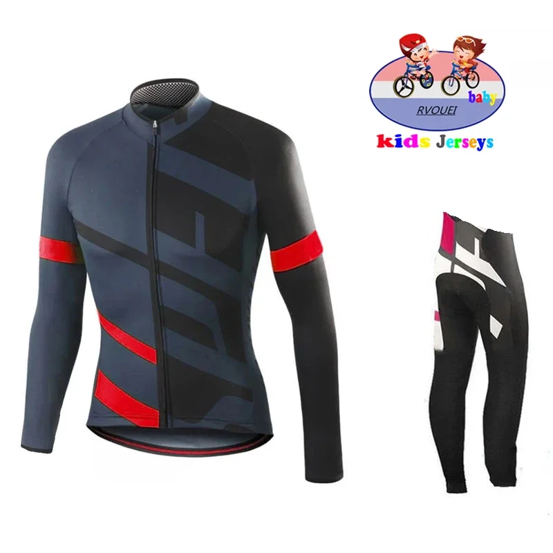 Новые весенне-осенние детские комплекты трикотажа для велоспорта Maillot Ropa Ciclismo, быстросохнущая однотонная униформа для мальчиков с длинными рукавами для горного велосипеда
Новые весенне-осенние детские комплекты трикотажа для велоспорта Maillot Ropa Ciclismo, быстросохнущая однотонная униформа для мальчиков с длинными рукавами для горного велосипеда