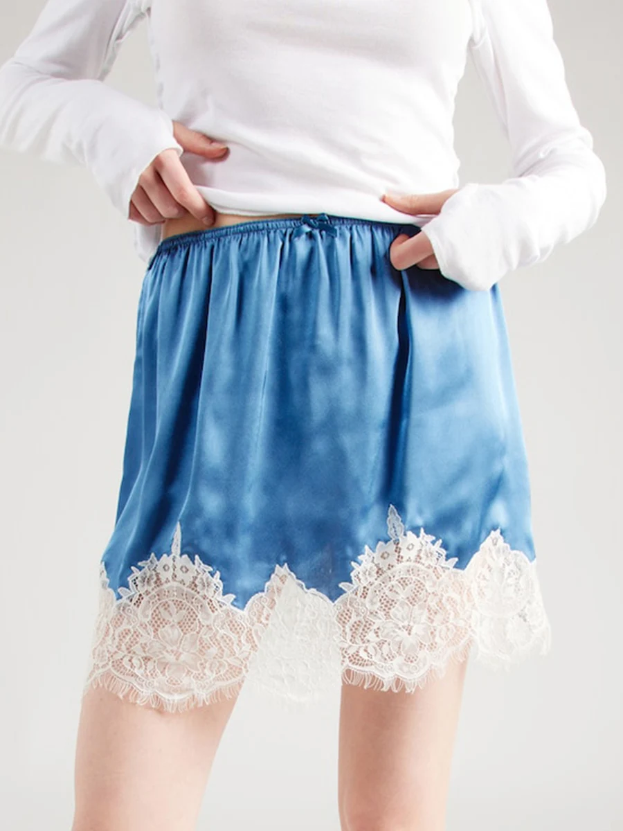 New Womens Fashion Mini Skirts Stripe Lace Patchwork Elastic Waist Short Skirts Summer Casual Skirts Hot Sale S M L
New Womens Fashion Mini Skirts Stripe Lace Patchwork Elastic Waist Short Skirts Summer Casual Skirts Hot Sale S M L