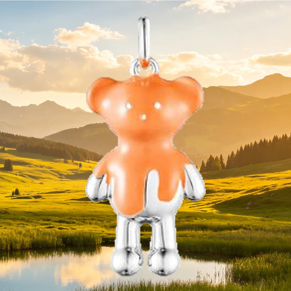 925 Sterling Silver Cute Bear Small Pendant Simple Animal Style Fine Jewelry for Daily Decoration
925 Sterling Silver Cute Bear Small Pendant Simple Animal Style Fine Jewelry for Daily Decoration