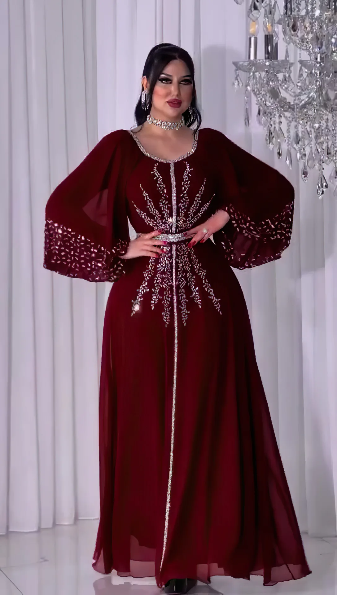 Ramadan Eid Djellaba Diamonds Chiffon Evening African Dresses for Women Muslim Abaya Dubai Kaftan Turkey Islam Jalabiya Caftan
Ramadan Eid Djellaba Diamonds Chiffon Evening African Dresses for Women Muslim Abaya Dubai Kaftan Turkey Islam Jalabiya Caftan