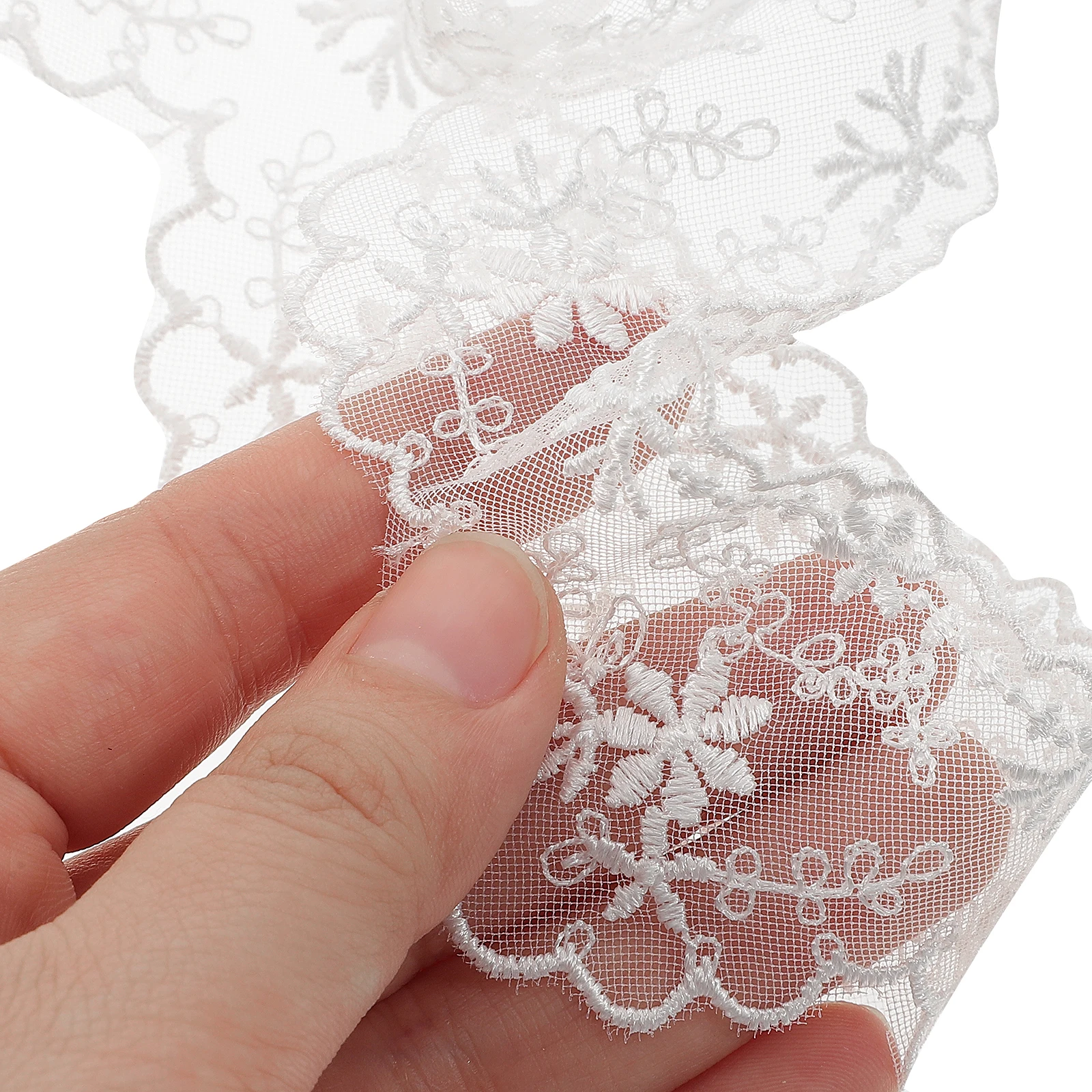 1 Roll Clothing Lace Trim Diy Decorative Craft Sewing Accessory Dress Fabric For Skirt Collar Handmade Elegant Wide Trim Decor
1 Roll Clothing Lace Trim Diy Decorative Craft Sewing Accessory Dress Fabric For Skirt Collar Handmade Elegant Wide Trim Decor