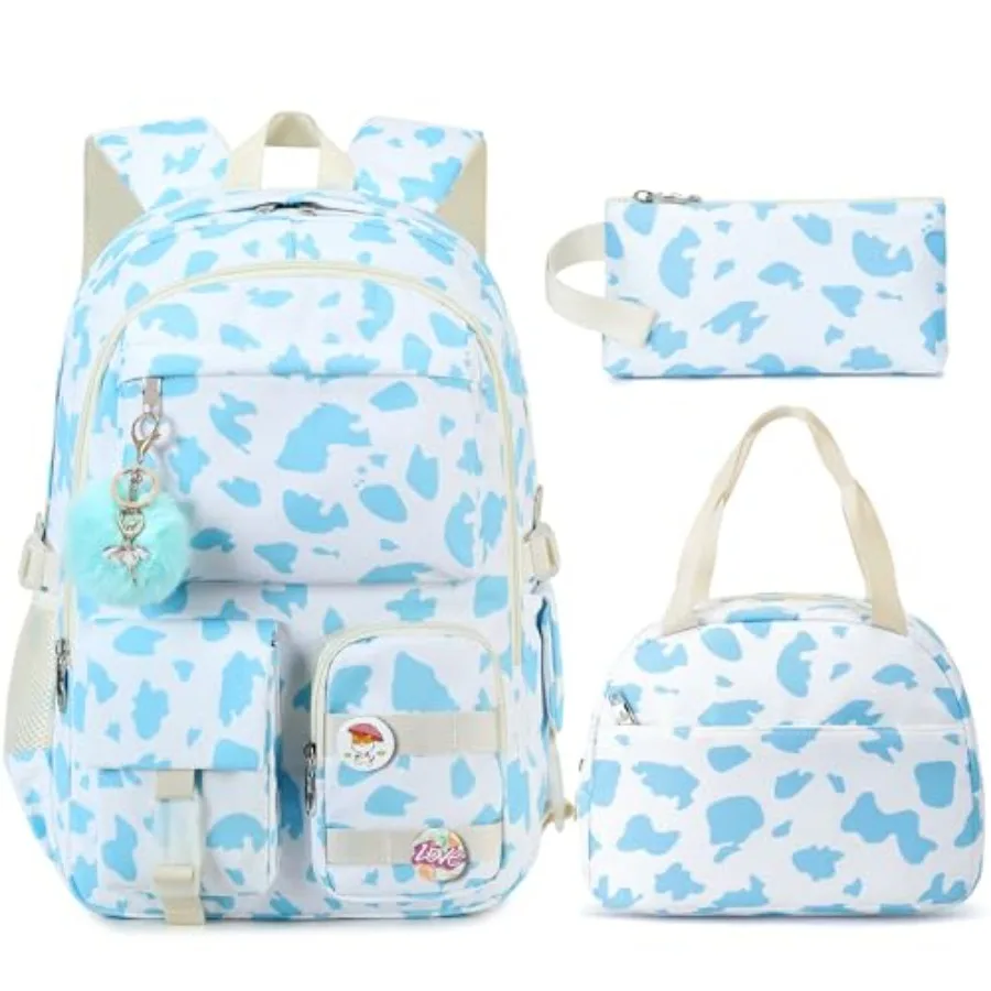 Hidds Backpack for Girls 3 PCS College School Backpacks Bookbag Set with Lunch Box School Bag Daypack Teens Women
Hidds Backpack for Girls 3 PCS College School Backpacks Bookbag Set with Lunch Box School Bag Daypack Teens Women
