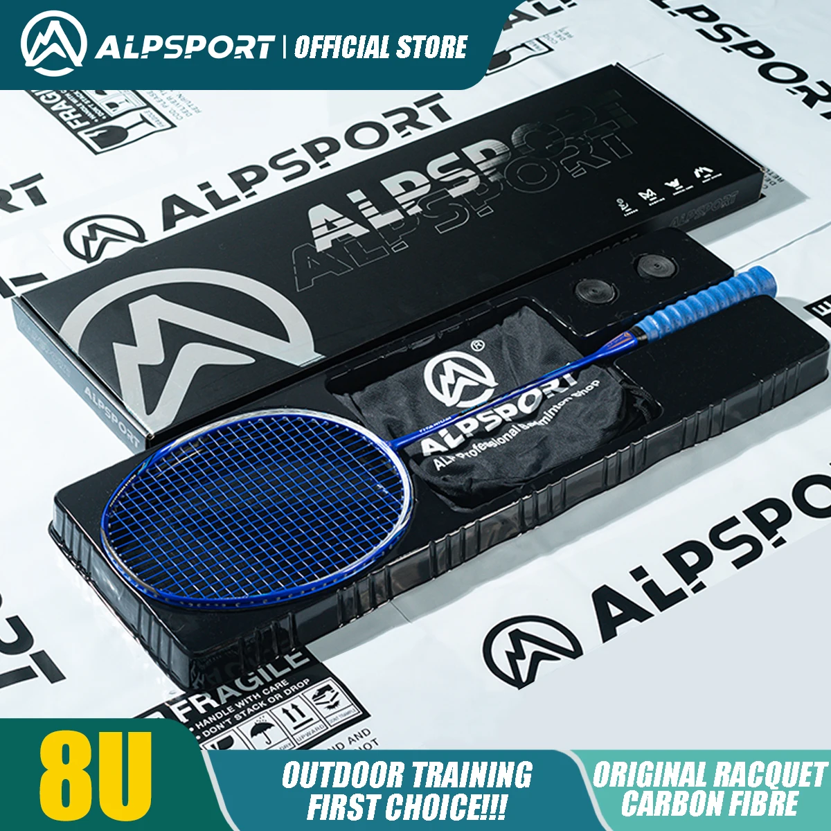 Alpsport LTP Pro 8U Максимальный вес 28 фунтов Ультралегкий Ракетка для бадминтона Оригинальный 100% углеродное волокно (В комплекте сумка и струны)
Alpsport LTP Pro 8U Максимальный вес 28 фунтов Ультралегкий Ракетка для бадминтона Оригинальный 100% углеродное волокно (В комплекте сумка и струны)