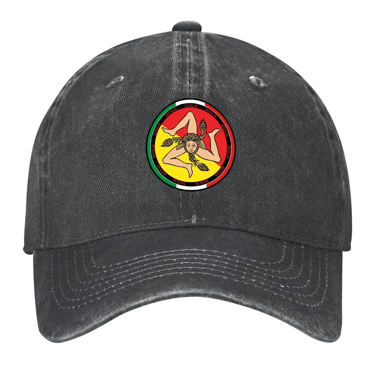 Sicilia Sicily bandiera flag coat of arms Baseball Cap black Sun Hat For Children birthday men's big size hat Female Men's
Sicilia Sicily bandiera flag coat of arms Baseball Cap black Sun Hat For Children birthday men's big size hat Female Men's
