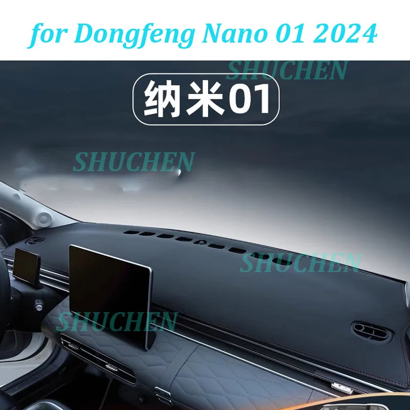 Автомобильный светозащитный коврик для Dongfeng Nano 01 2024, солнцезащитный козырек на приборной панели, теплоизолированный кожаный чехол, ковер, аксессуары для интерьера
Автомобильный светозащитный коврик для Dongfeng Nano 01 2024, солнцезащитный козырек на приборной панели, теплоизолированный кожаный чехол, ковер, аксессуары для интерьера