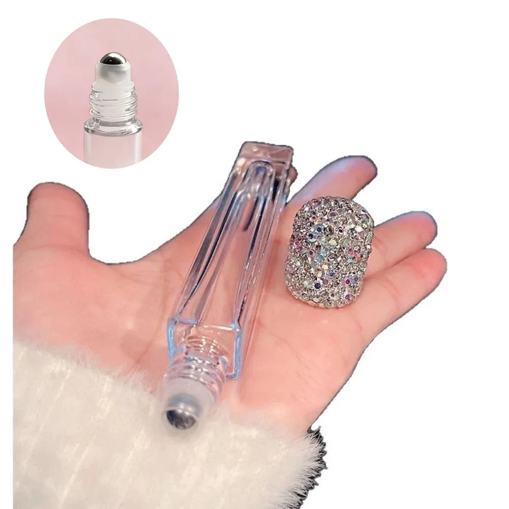 Luxury Creative Rhinestone Bottle 10ML Empty Spray Bottle Refillable Portable Empty Bottle Container